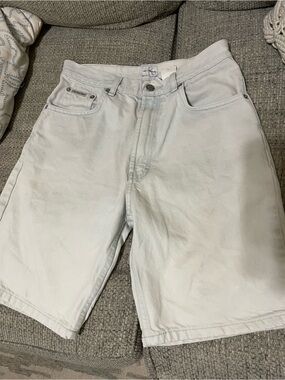 Calvin Klein Light Wash Denim Shorts